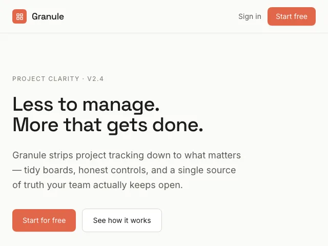Detail website preview
