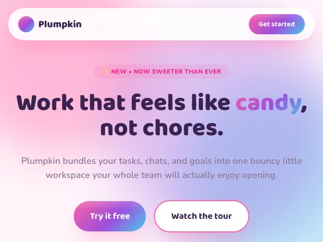 Bubblegum website preview