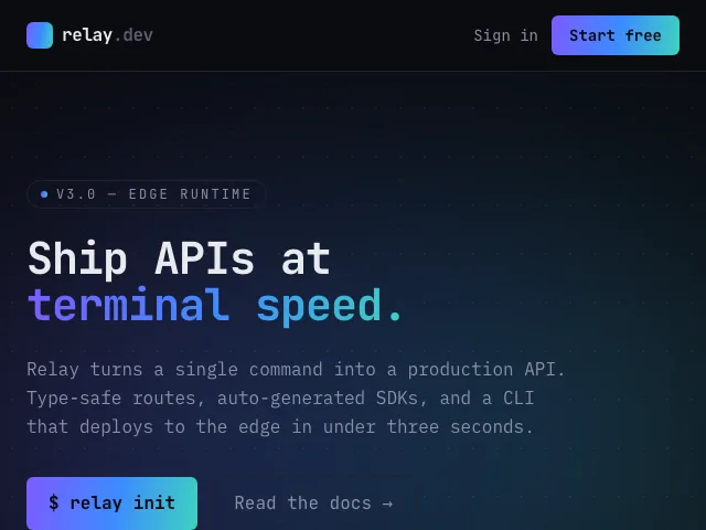 Forge website preview