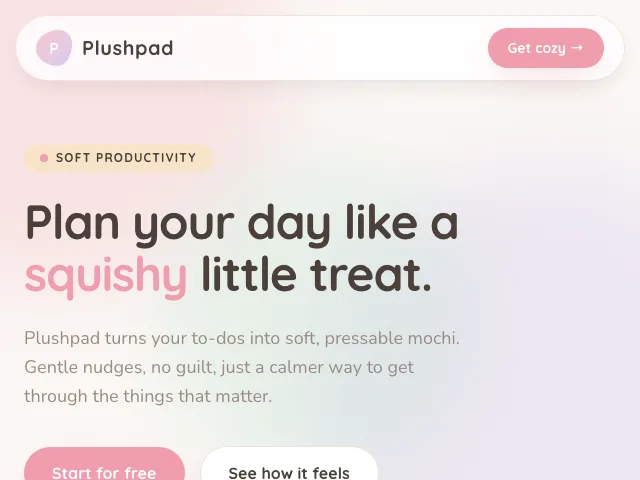 Mochi website preview