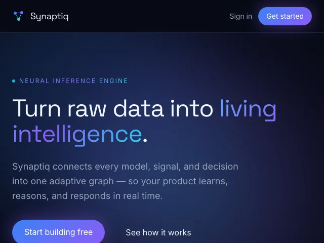 Neural website preview