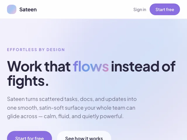 Silk website preview