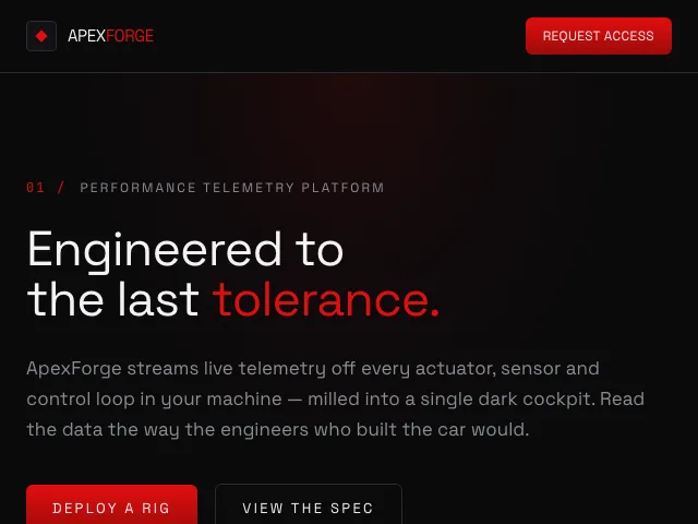 Carbon website preview