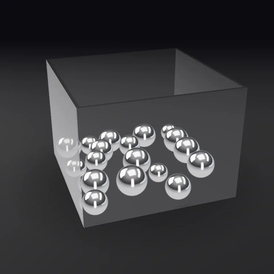 Bouncing Marbles in a Box preview