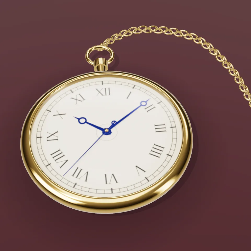 Gold Pocket Watch preview