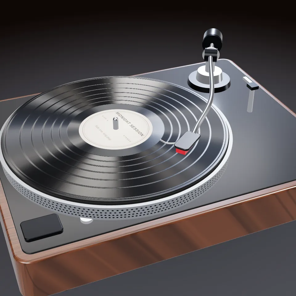 Spinning Vinyl Record preview